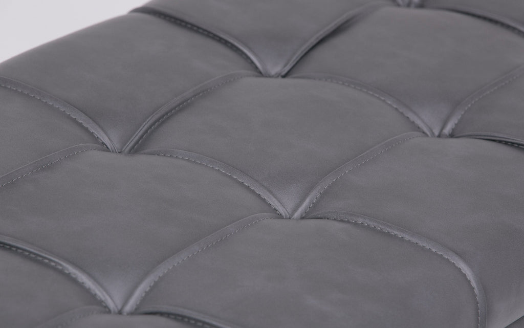 Dover 3 Pc Storage Ottoman in Vegan Leather