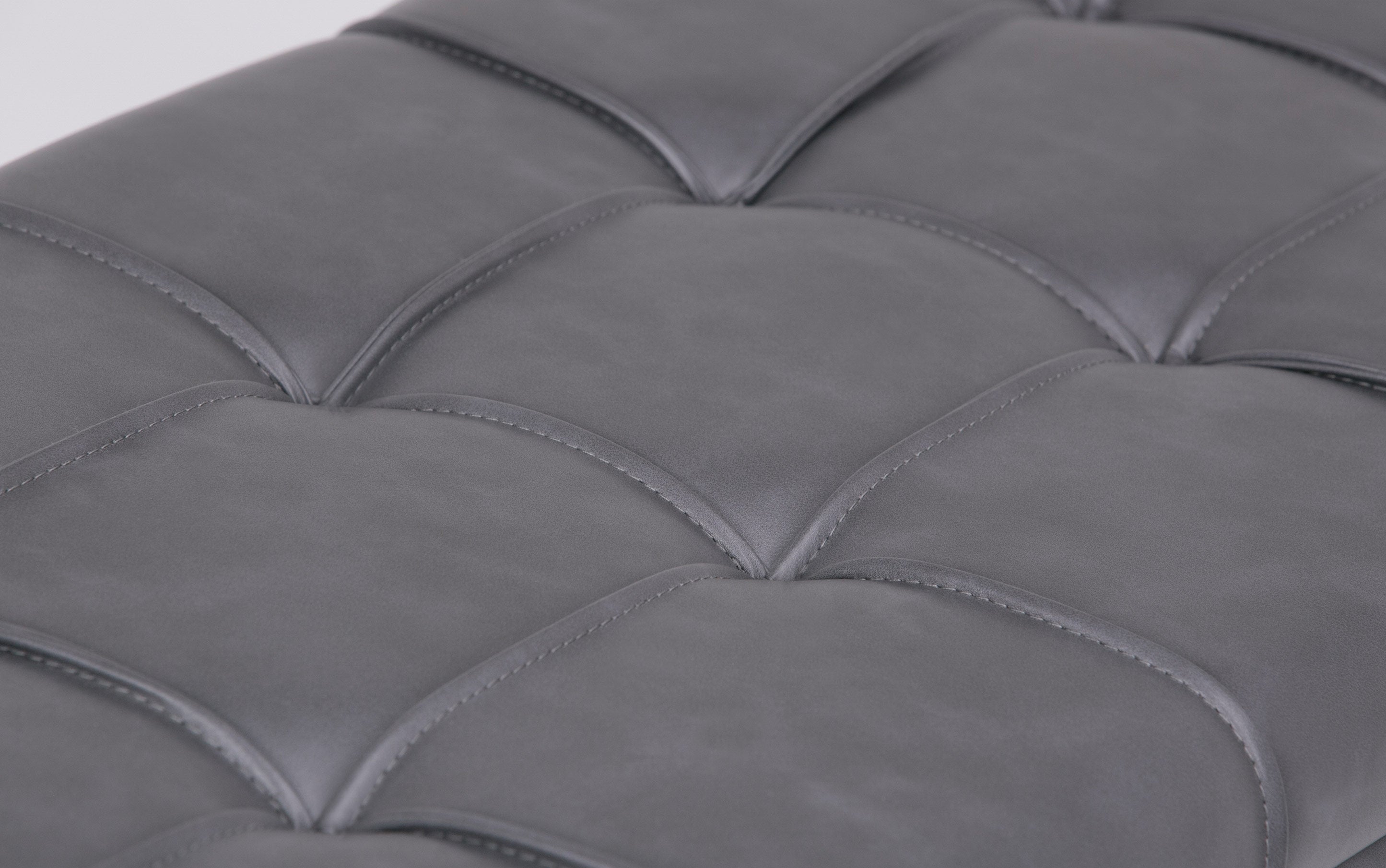 Dover 3 Pc Storage Ottoman in Vegan Leather