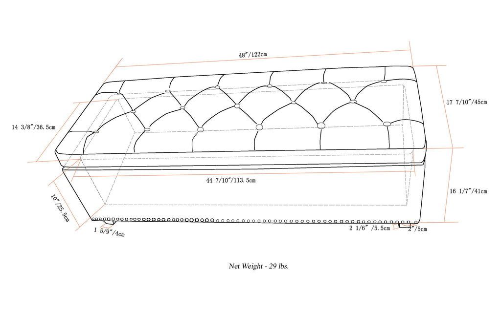 Hamilton Storage Ottoman