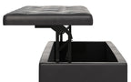 Hamilton Lift Top Storage Ottoman