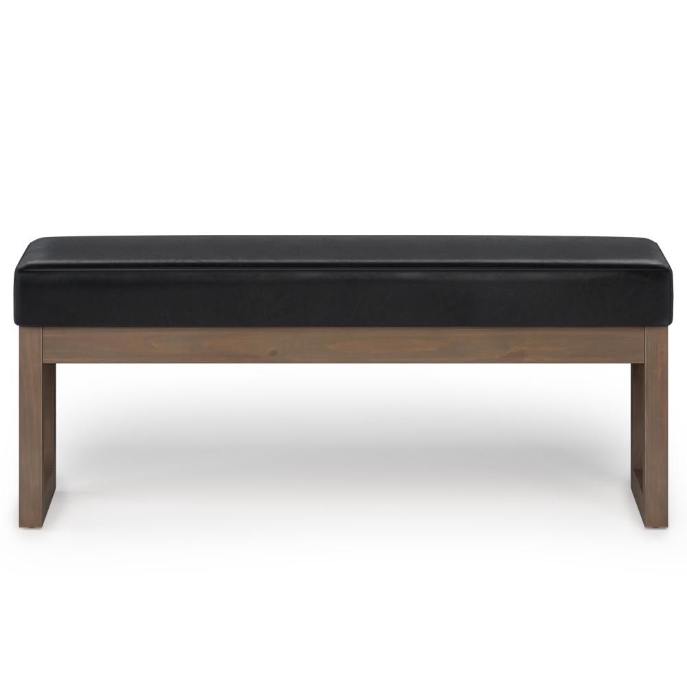 Milltown Large Ottoman Bench in Vegan Leather