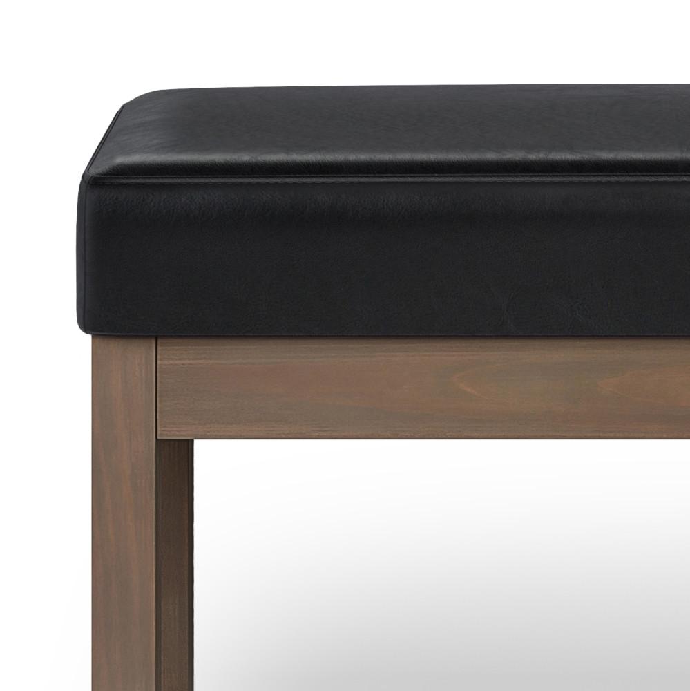 Milltown Large Ottoman Bench in Vegan Leather