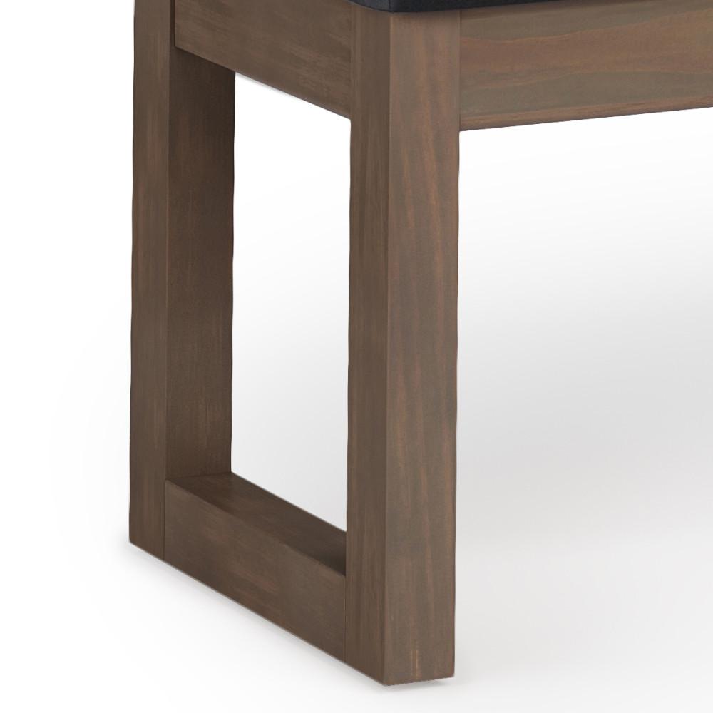 Milltown Large Ottoman Bench in Vegan Leather