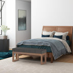 Milltown Large Ottoman Bench in Tweed