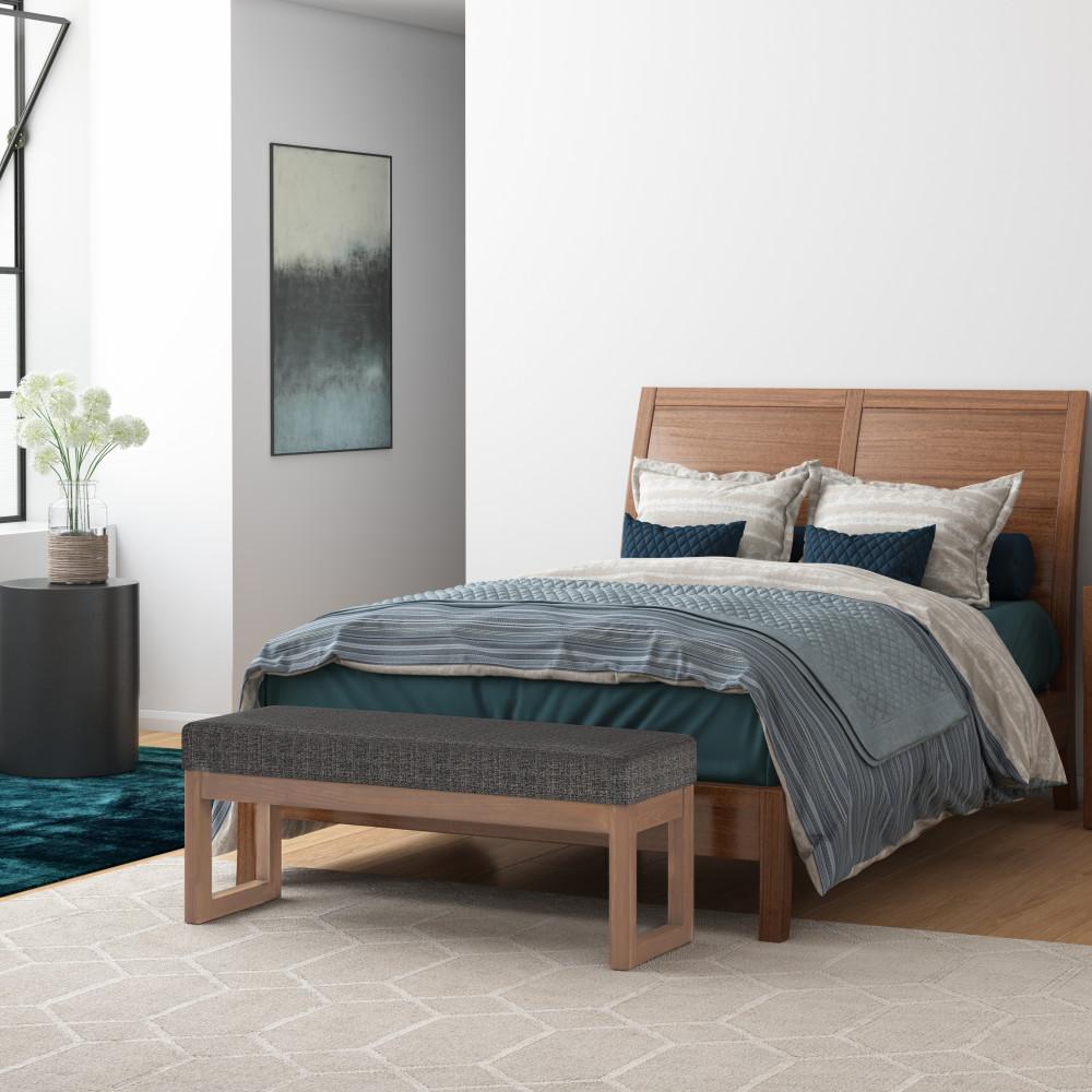 Milltown Large Ottoman Bench in Tweed