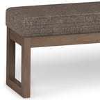 Milltown Large Ottoman Bench in Tweed