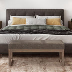 Milltown Large Ottoman Bench in Tweed