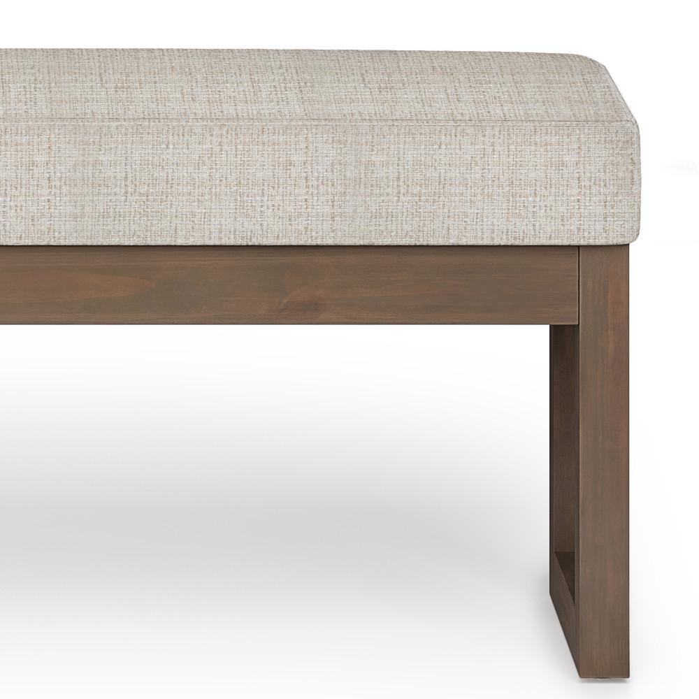 Milltown Large Ottoman Bench in Tweed