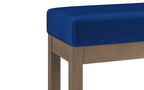 Milltown Small Ottoman Bench in Velvet