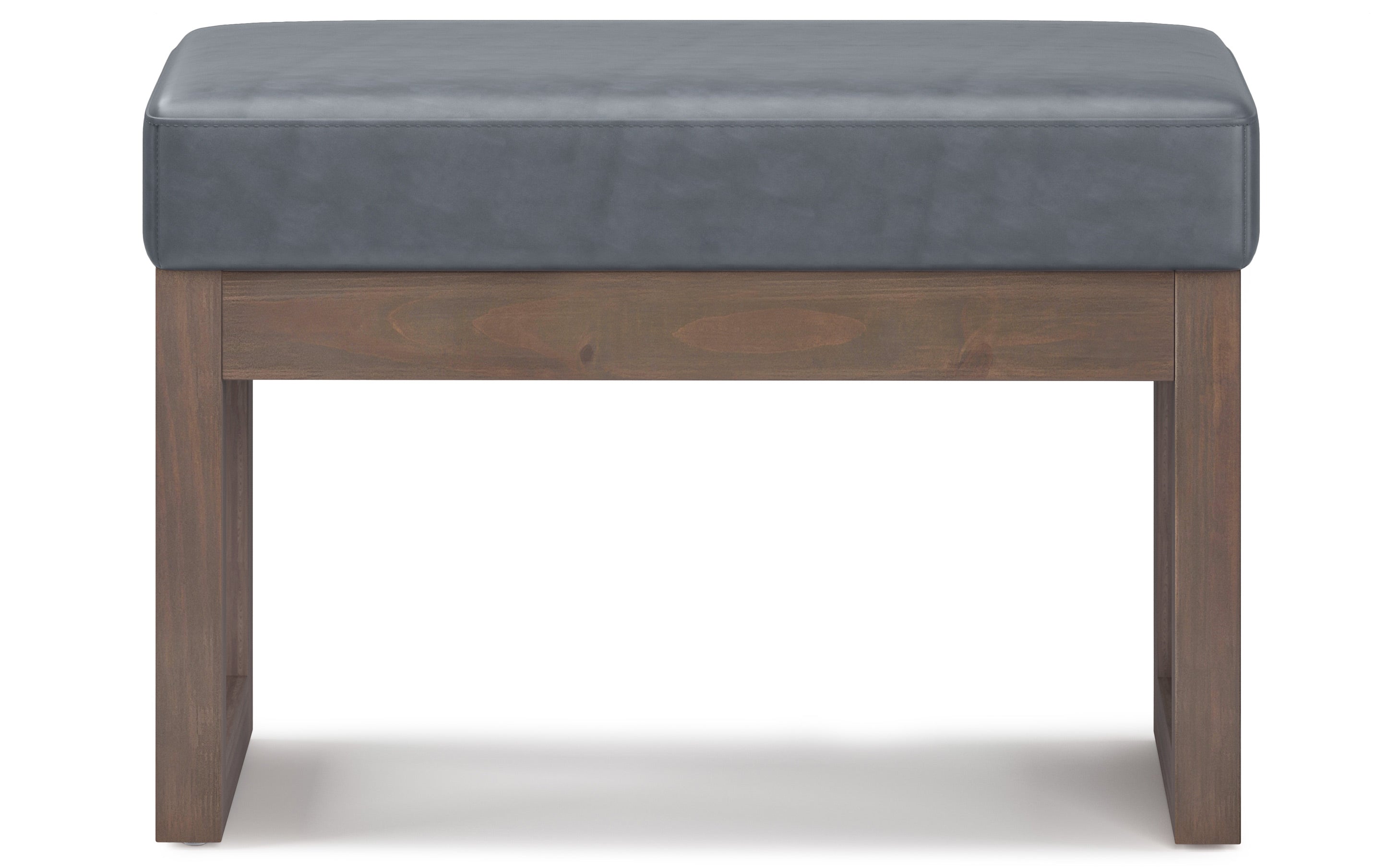 Milltown Small Ottoman Bench in Vegan Leather