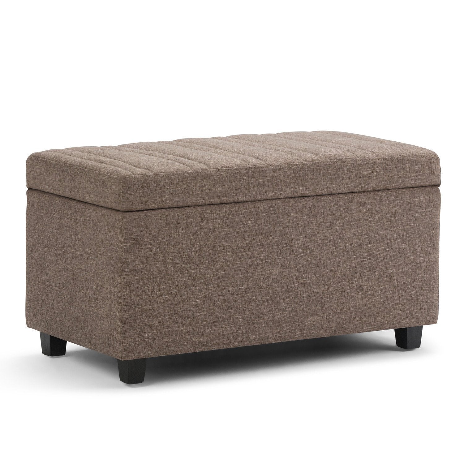 Darcy Storage Ottoman in Fawn Brown