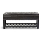 Lomond Ottoman Bench in Vegan Leather