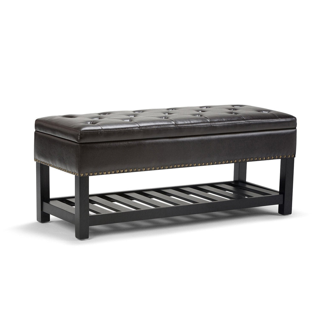 Lomond Ottoman Bench in Vegan Leather