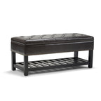 Lomond Ottoman Bench in Vegan Leather