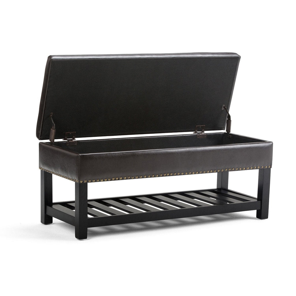 Lomond Ottoman Bench in Vegan Leather
