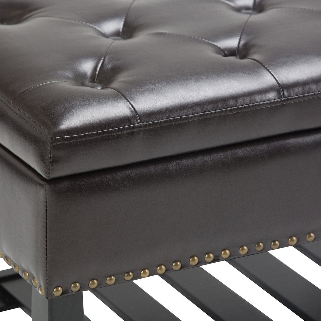 Lomond Ottoman Bench in Vegan Leather