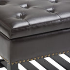 Lomond Ottoman Bench in Vegan Leather