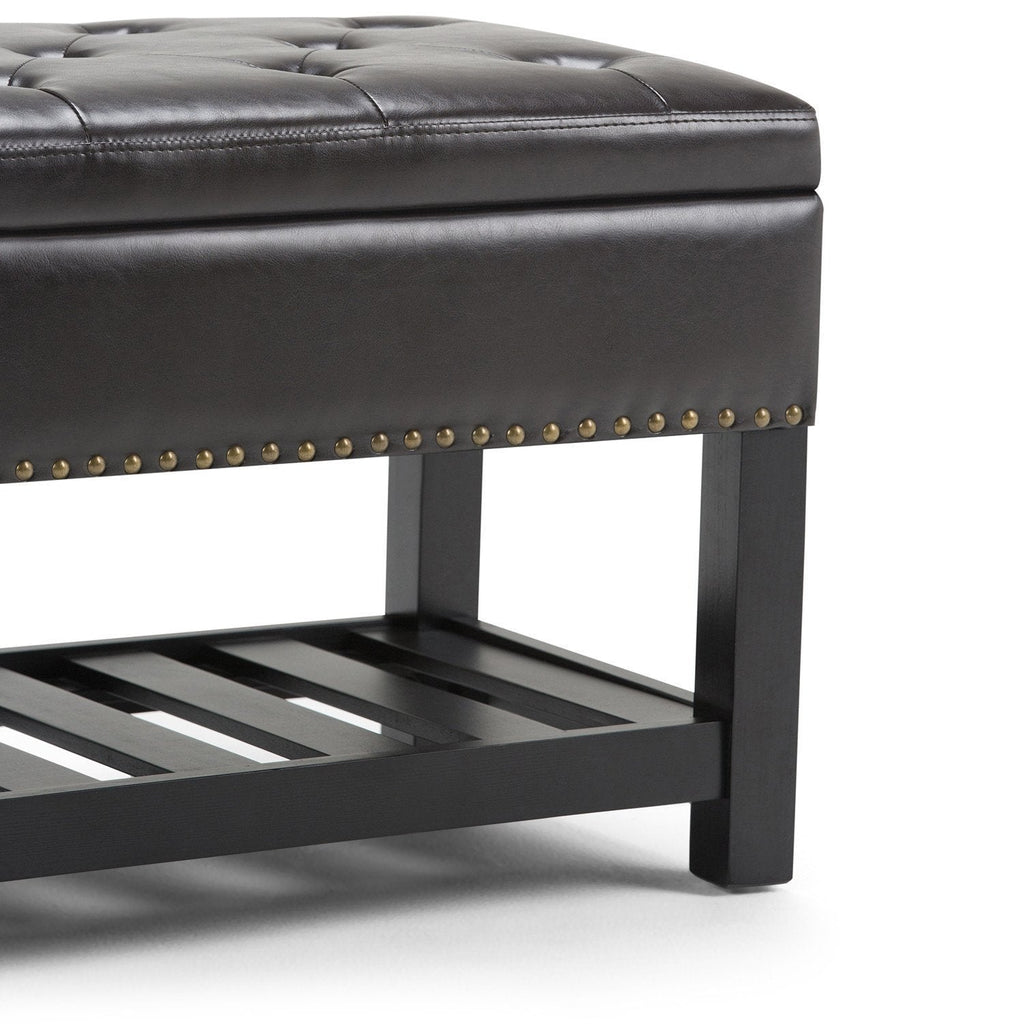 Lomond Ottoman Bench in Vegan Leather