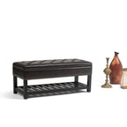 Lomond Ottoman Bench in Vegan Leather