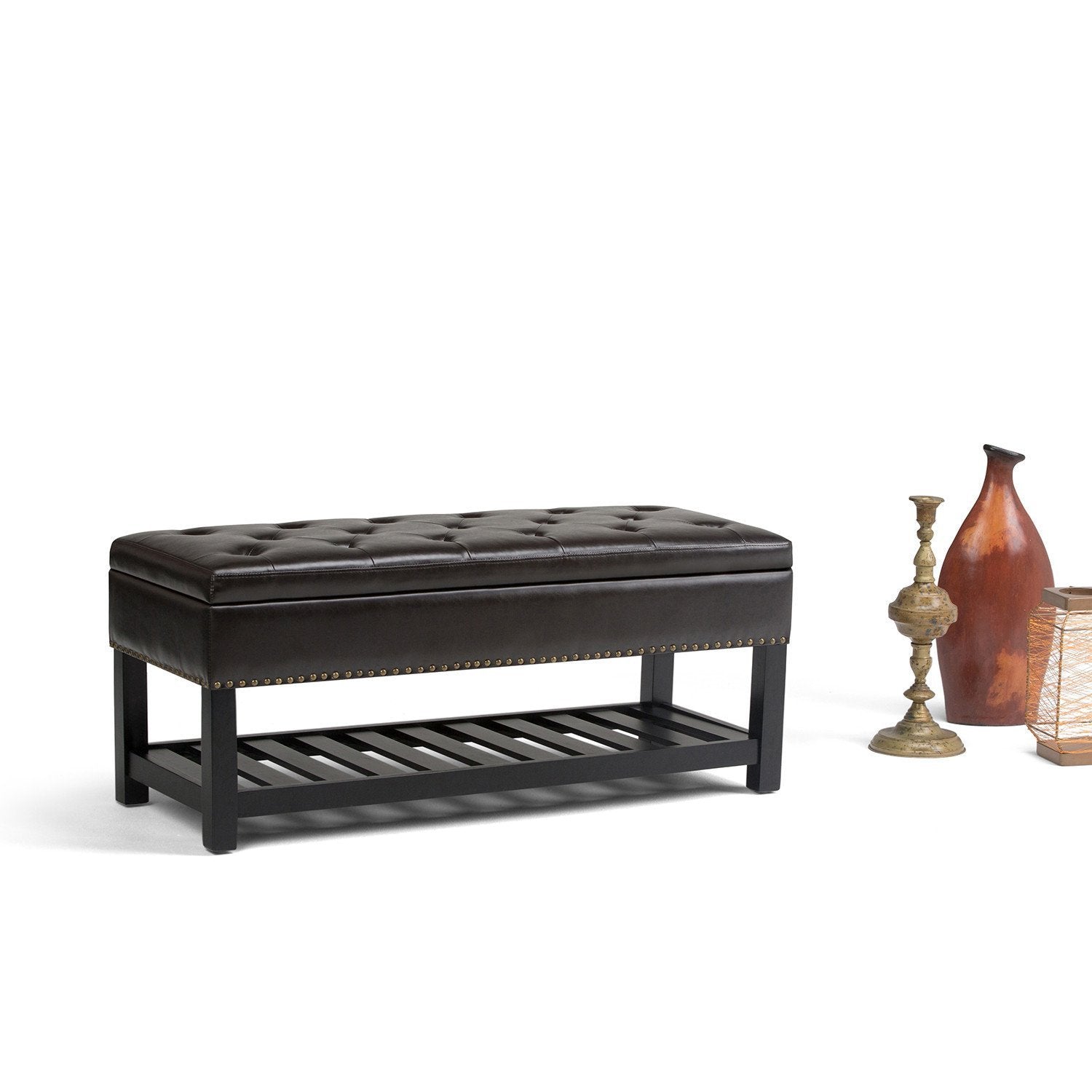 Lomond Ottoman Bench in Vegan Leather