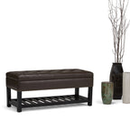 Lomond Ottoman Bench in Vegan Leather