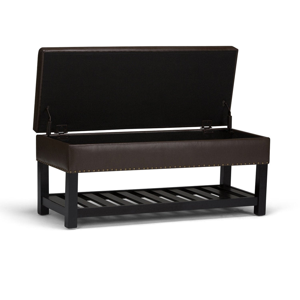 Lomond Ottoman Bench in Vegan Leather