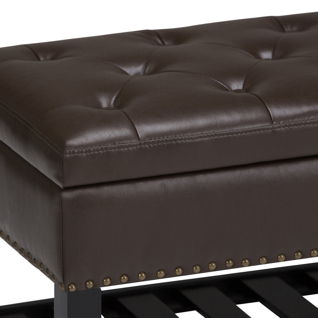 Lomond Ottoman Bench in Vegan Leather