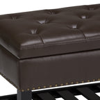 Lomond Ottoman Bench in Vegan Leather