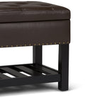 Lomond Ottoman Bench in Vegan Leather