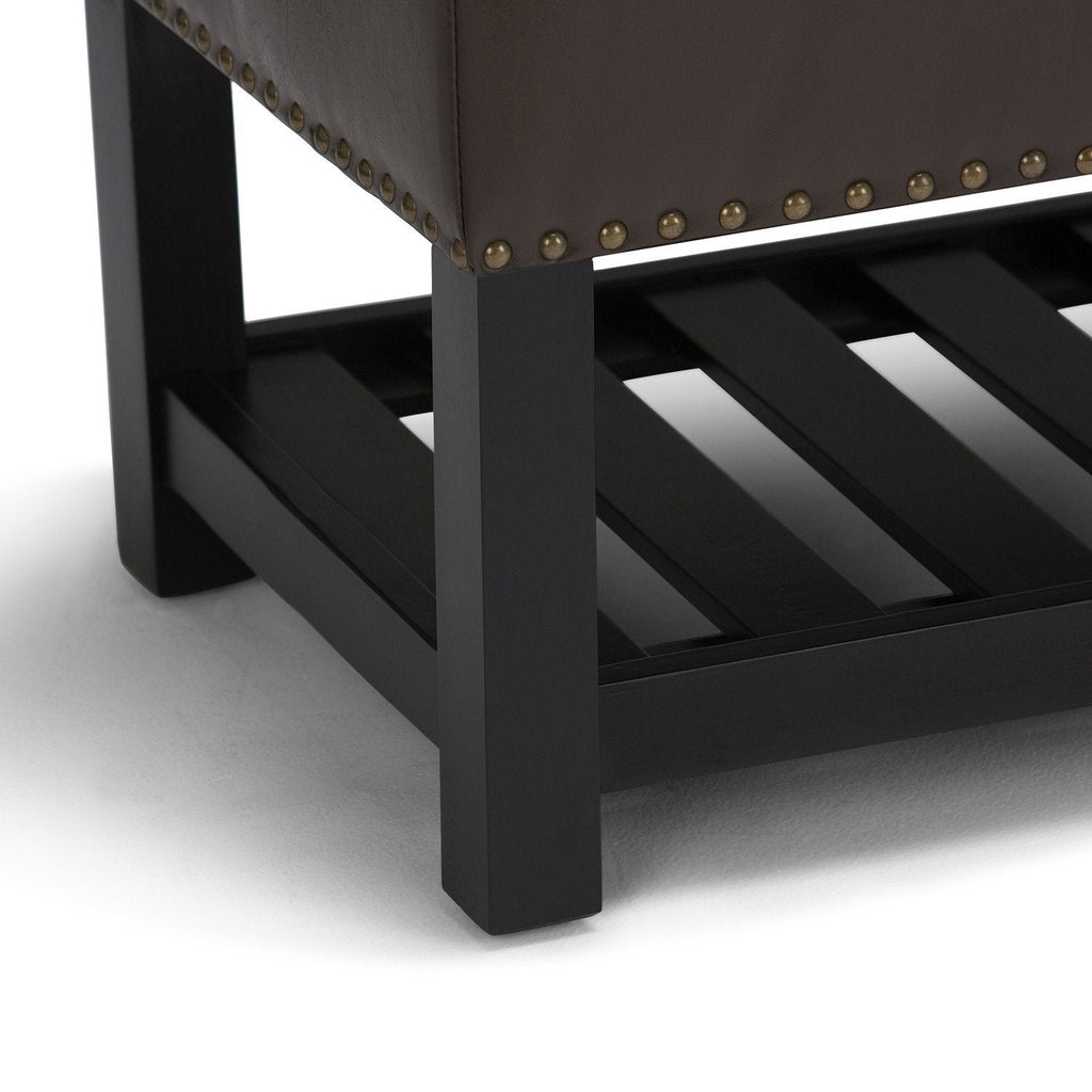Lomond Ottoman Bench in Vegan Leather