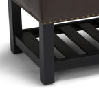 Lomond Ottoman Bench in Vegan Leather