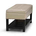 Lomond Ottoman Bench in Vegan Leather