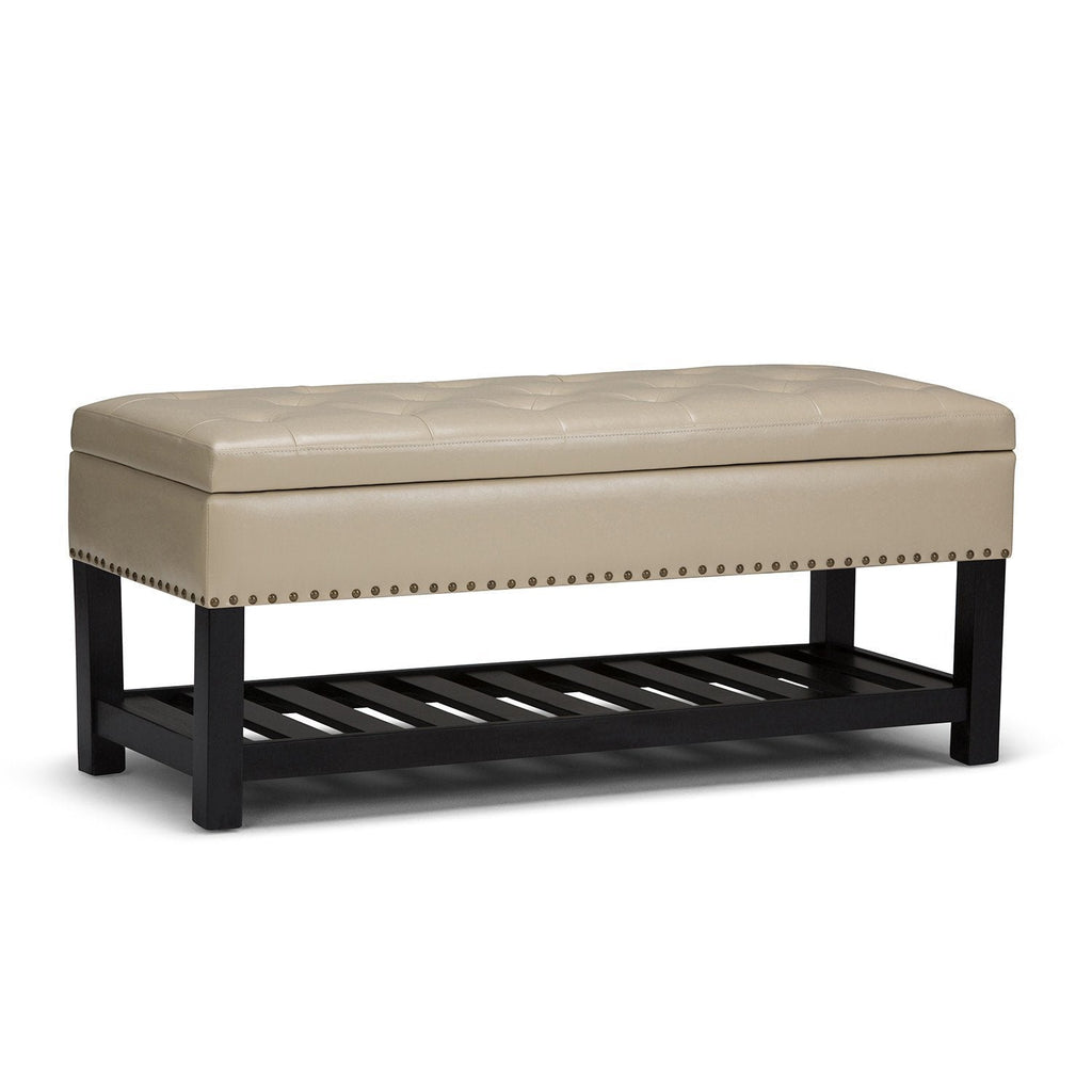 Lomond Ottoman Bench in Vegan Leather