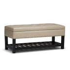 Lomond Ottoman Bench in Vegan Leather