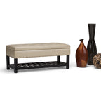 Lomond Ottoman Bench in Vegan Leather