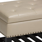 Lomond Ottoman Bench in Vegan Leather