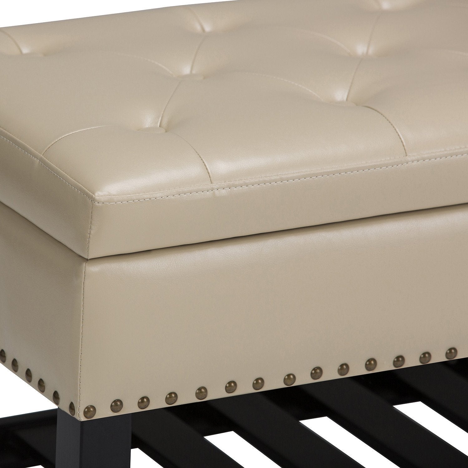 Lomond Ottoman Bench in Vegan Leather