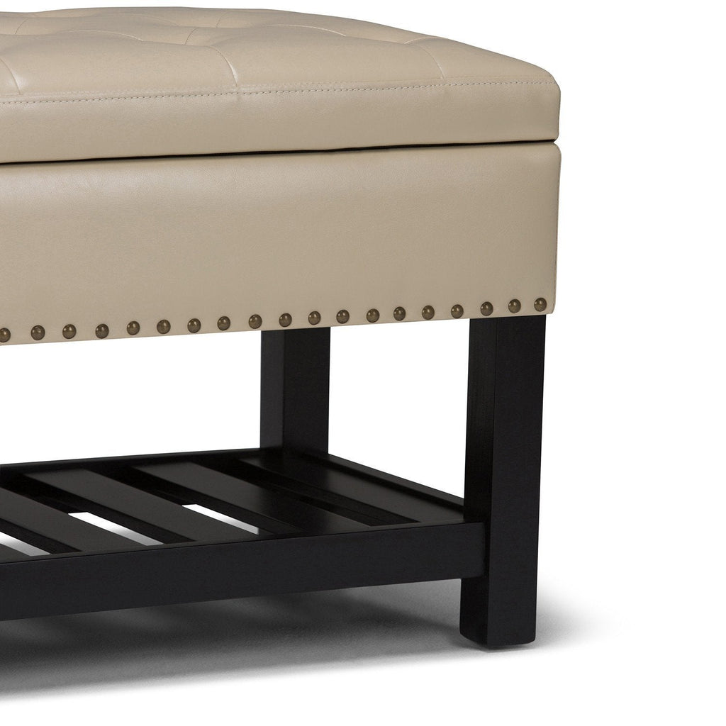 Lomond Ottoman Bench in Vegan Leather