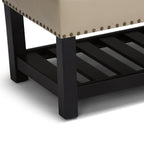 Lomond Ottoman Bench in Vegan Leather