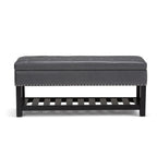 Lomond Ottoman Bench in Vegan Leather