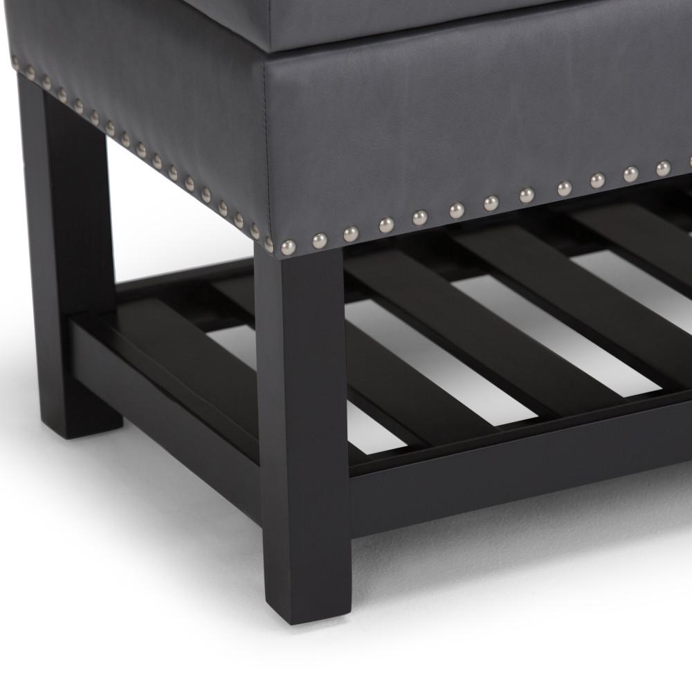 Lomond Ottoman Bench in Vegan Leather