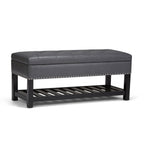 Lomond Ottoman Bench in Vegan Leather
