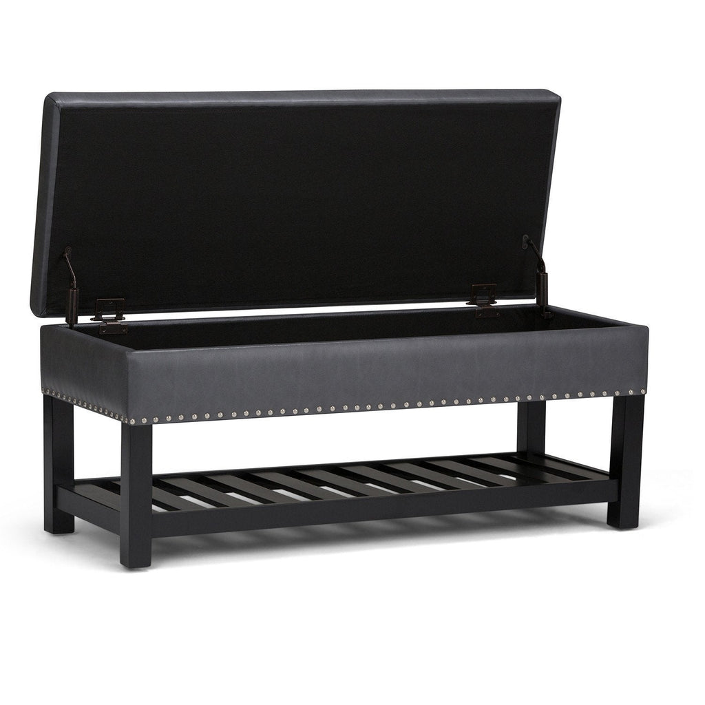 Lomond Ottoman Bench in Vegan Leather