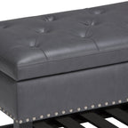 Lomond Ottoman Bench in Vegan Leather