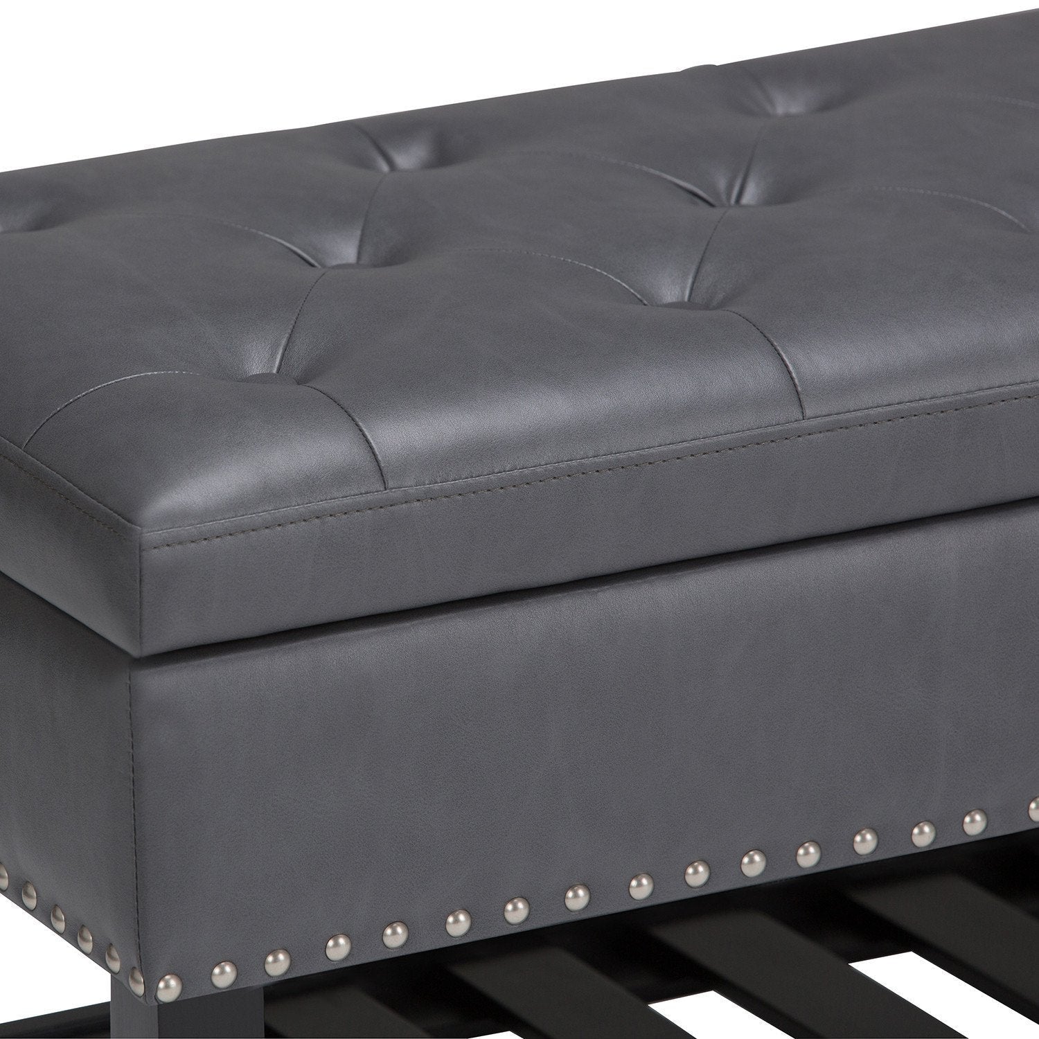 Lomond Ottoman Bench in Vegan Leather