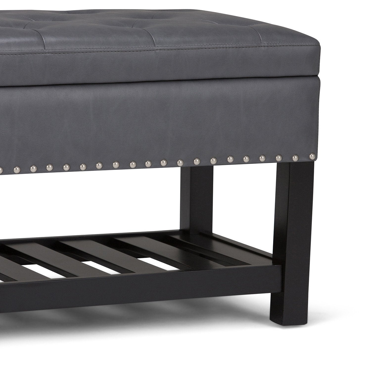 Lomond Ottoman Bench in Vegan Leather