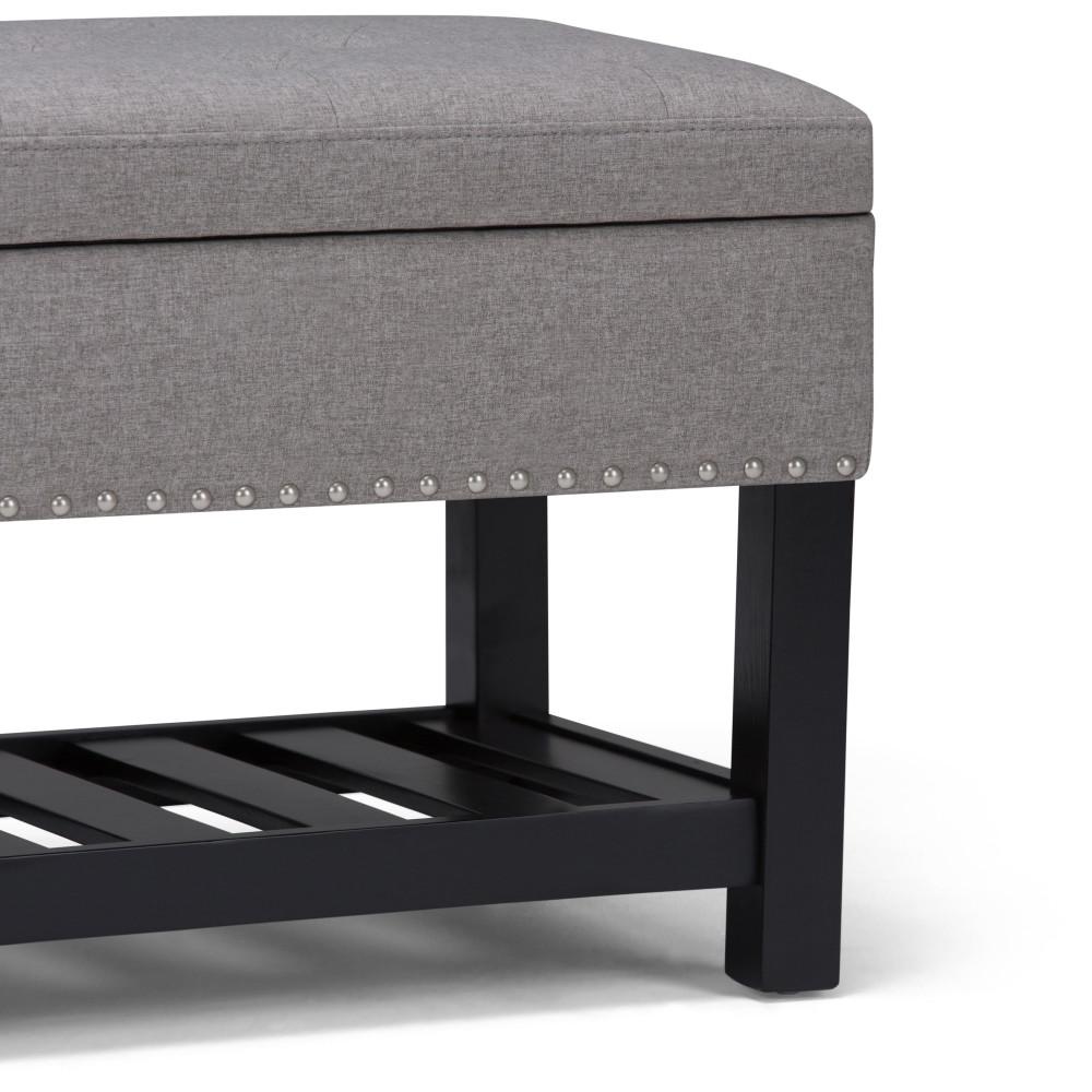 Lomond Ottoman Bench in Linen