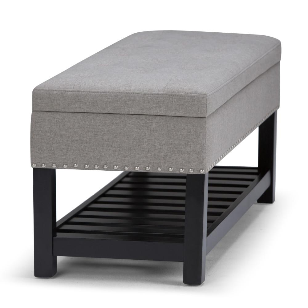 Lomond Ottoman Bench in Linen