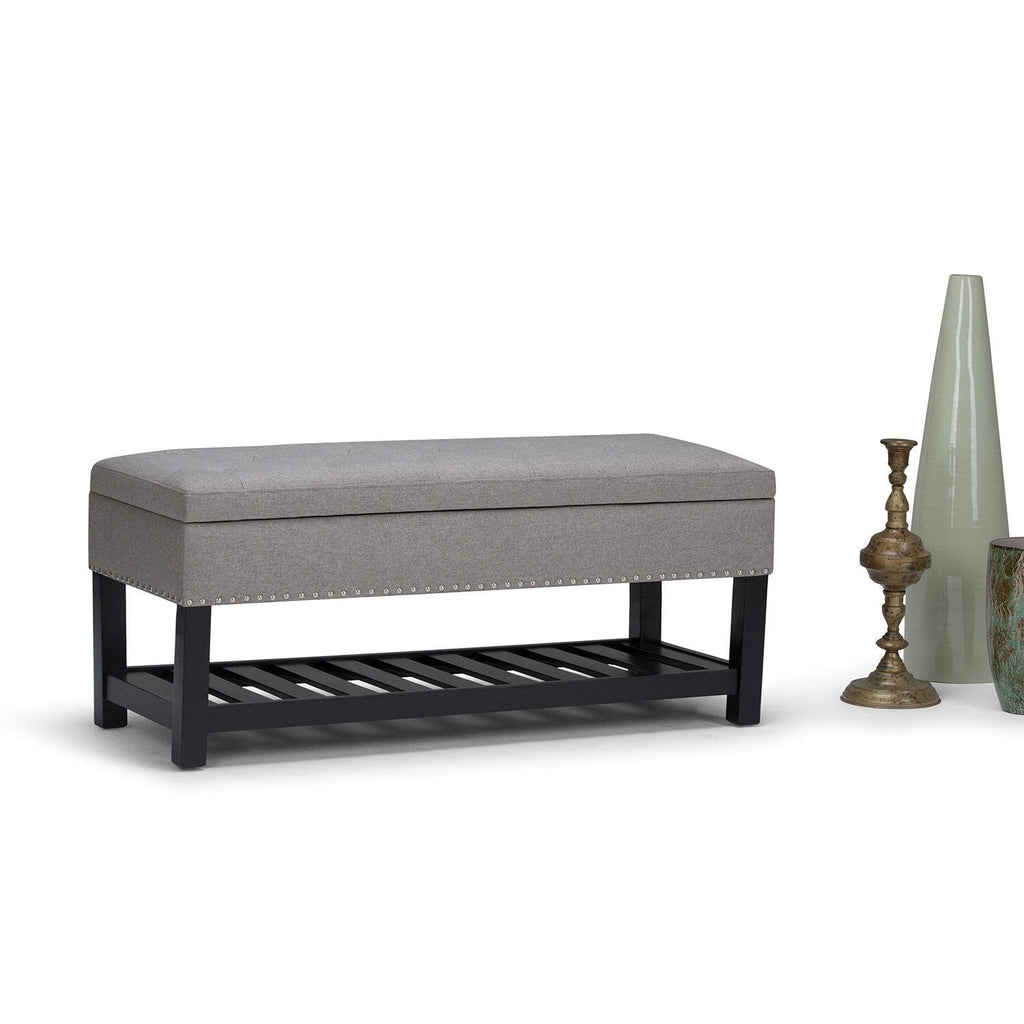 Lomond Ottoman Bench in Linen