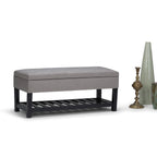 Lomond Ottoman Bench in Linen